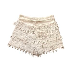 Lace Crochet Shorts